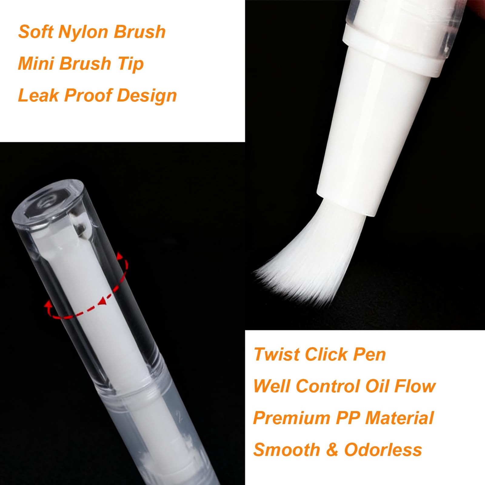 Empty Cuticle Oil Pens, 3ml-12 Pack