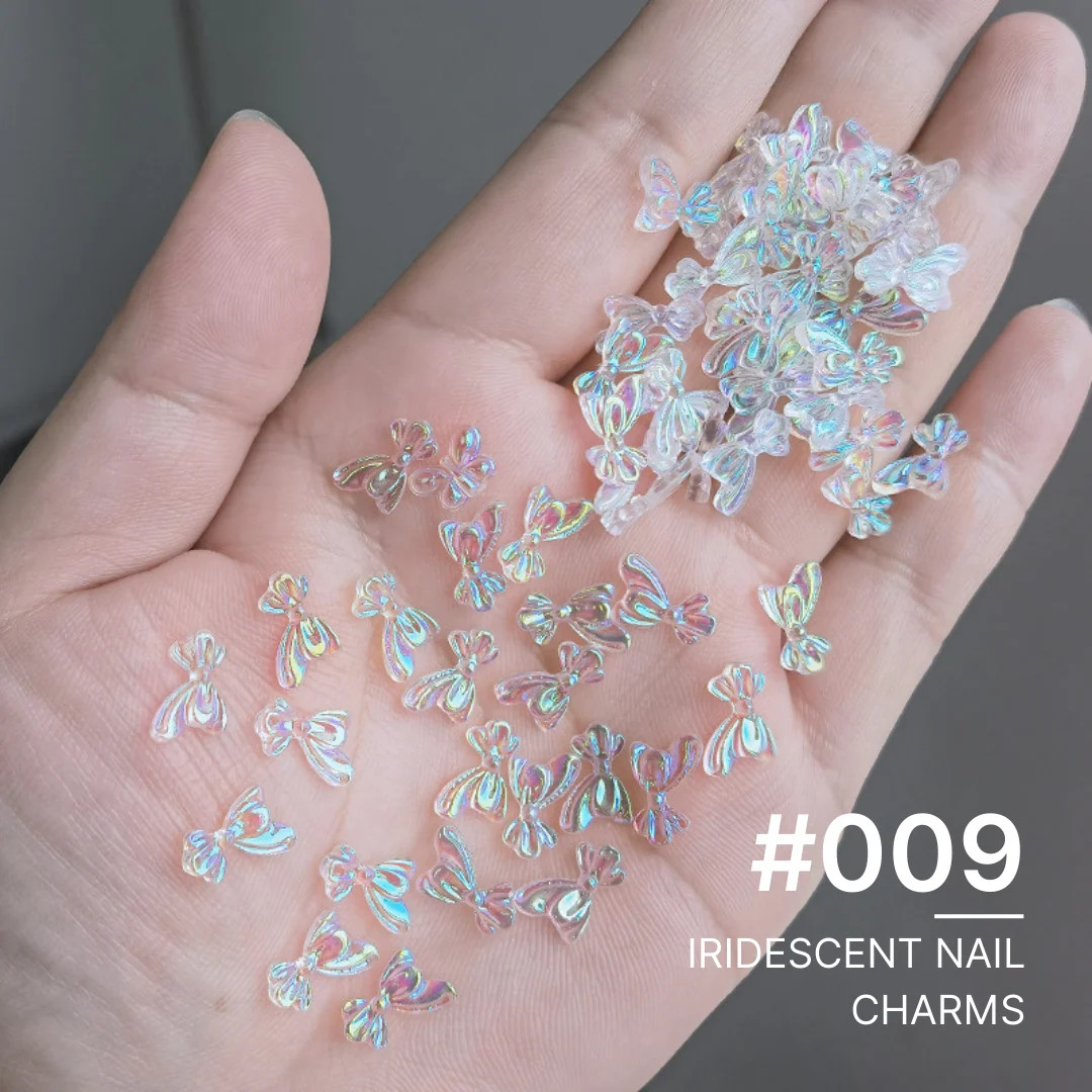 Iridescent Nail Charms