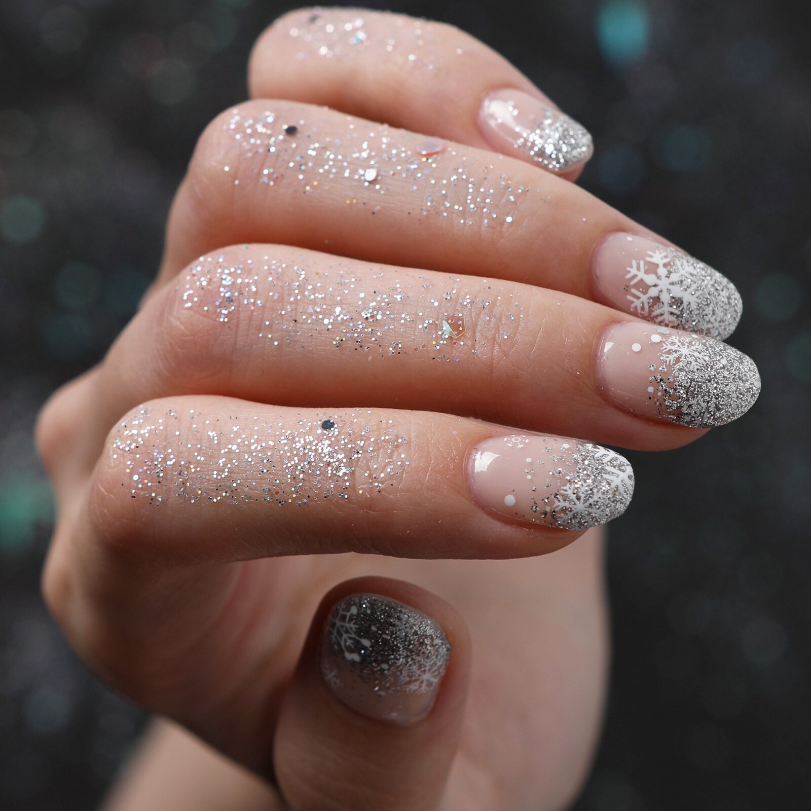 🎄⭐️ ☃️💅 ART SEASON NAIL POLISH STRIPS/ First Snow❄️