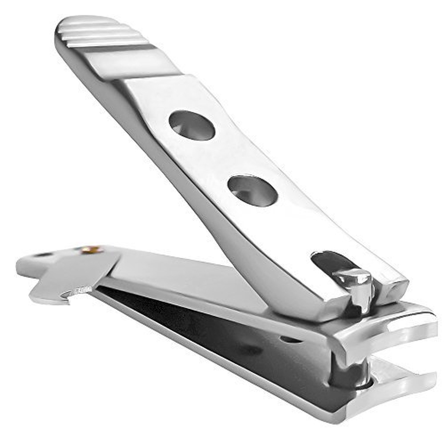 Kohm Curved Blade Edge Nail Clipper with Nail File (Swing Out), SS Wide Jaw T…