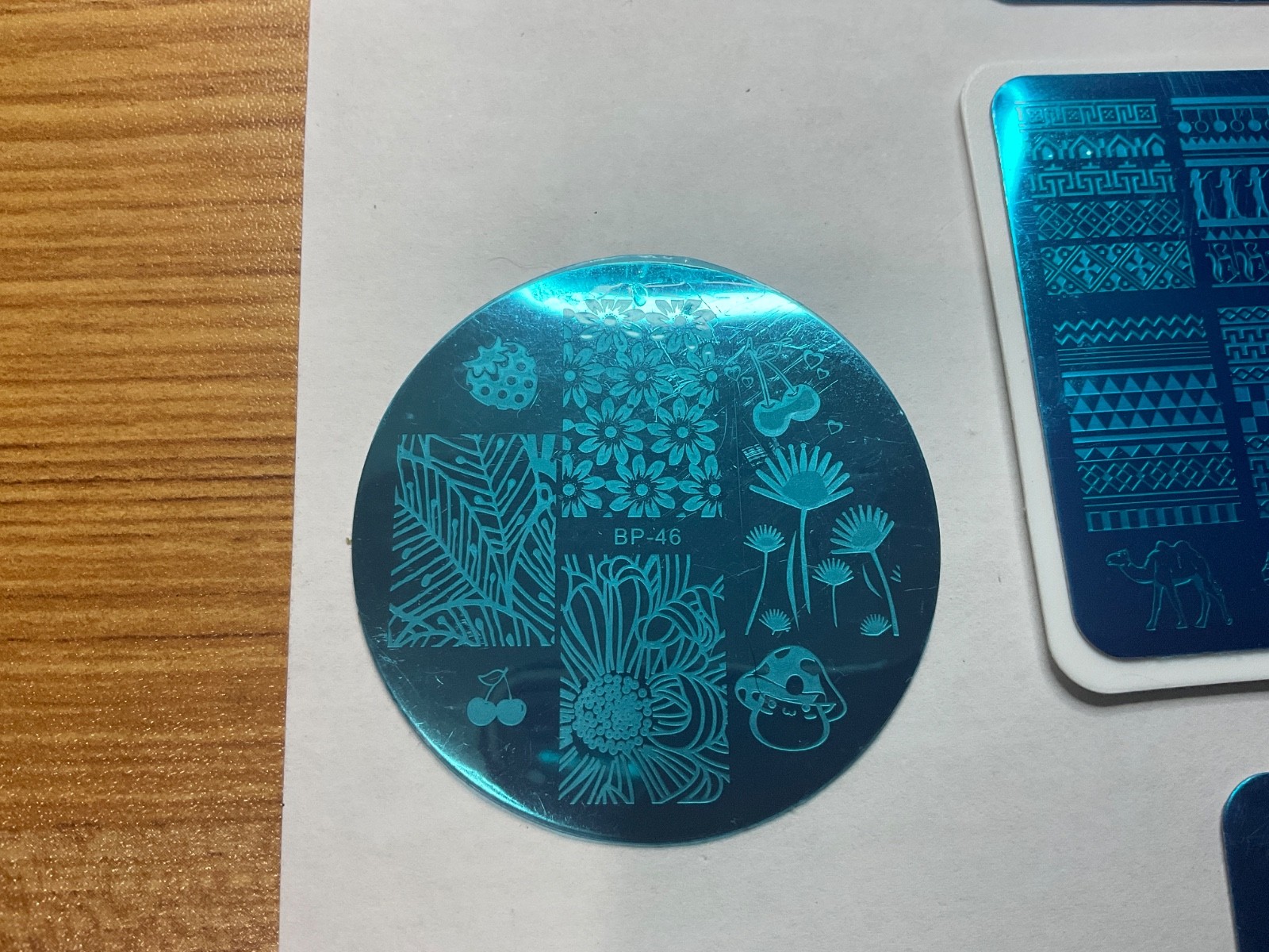 Mixed nail stamping plate bundle featuring multiple brands