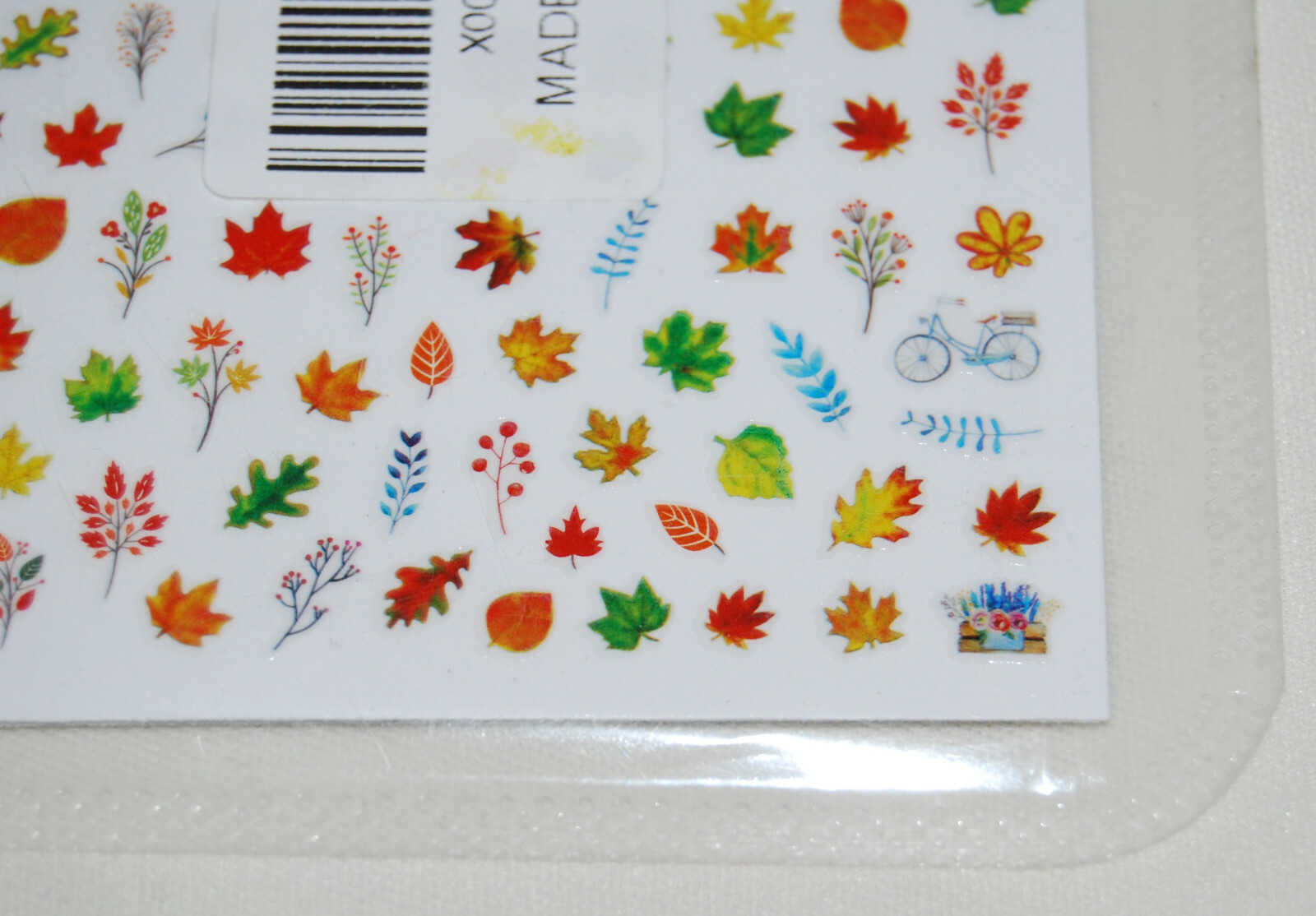 New Fall-Themed Leaves & Nature Nail Stickers Set 6 Sheets