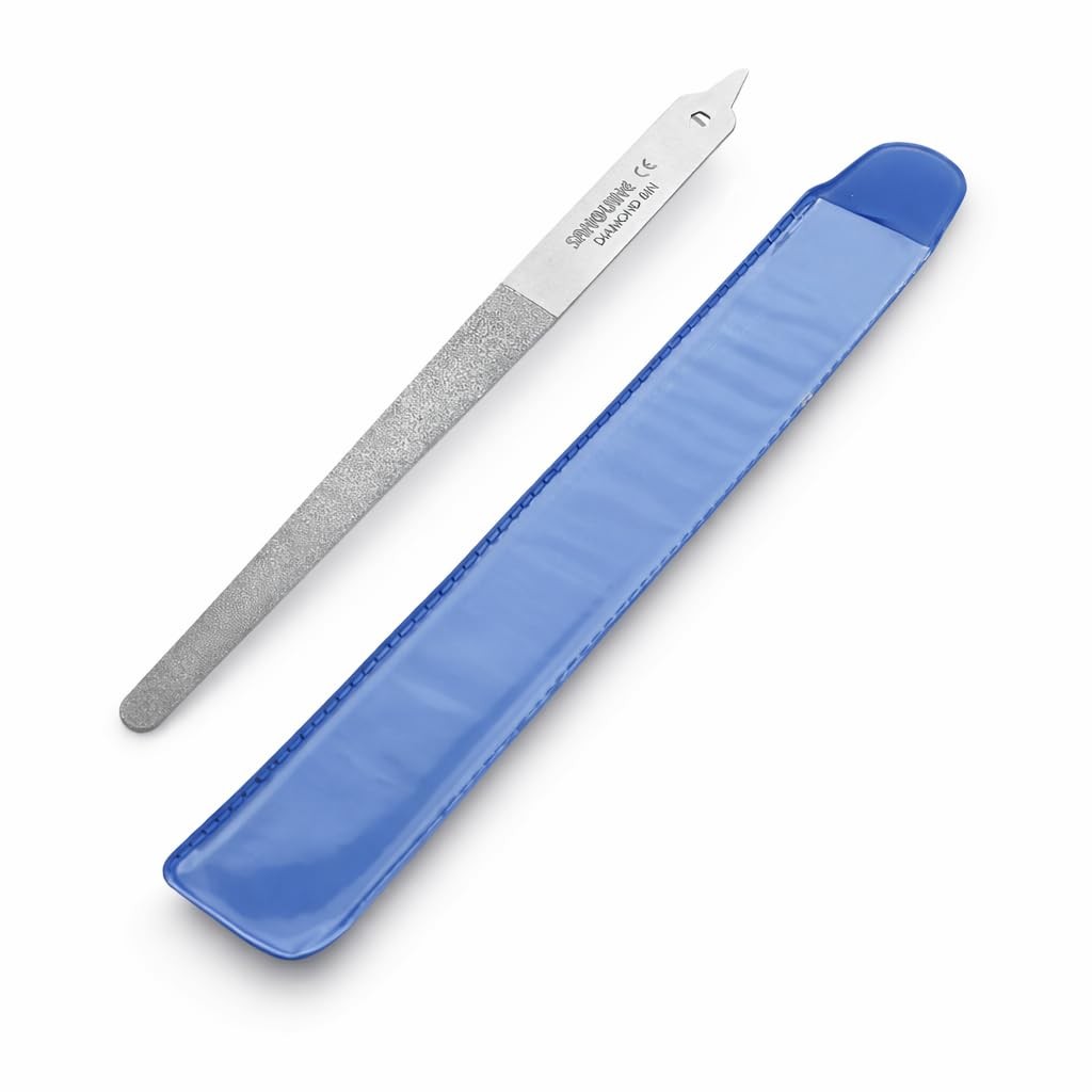 Sanguine 6″ Diamond Nail File, Double Sided – Suitable for Steel