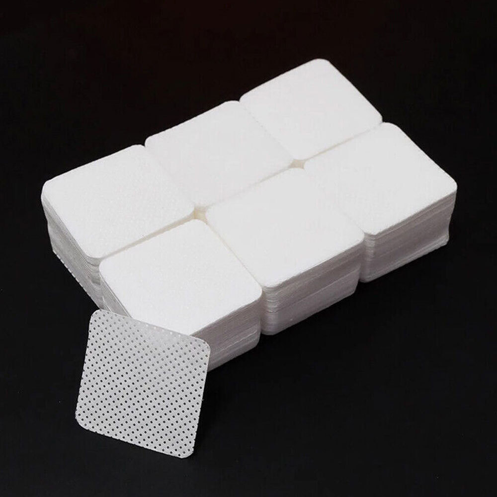 300 Pack Lint Free Cotton Pads Nail Wipes for Gel Remover Nails Disposable Lot