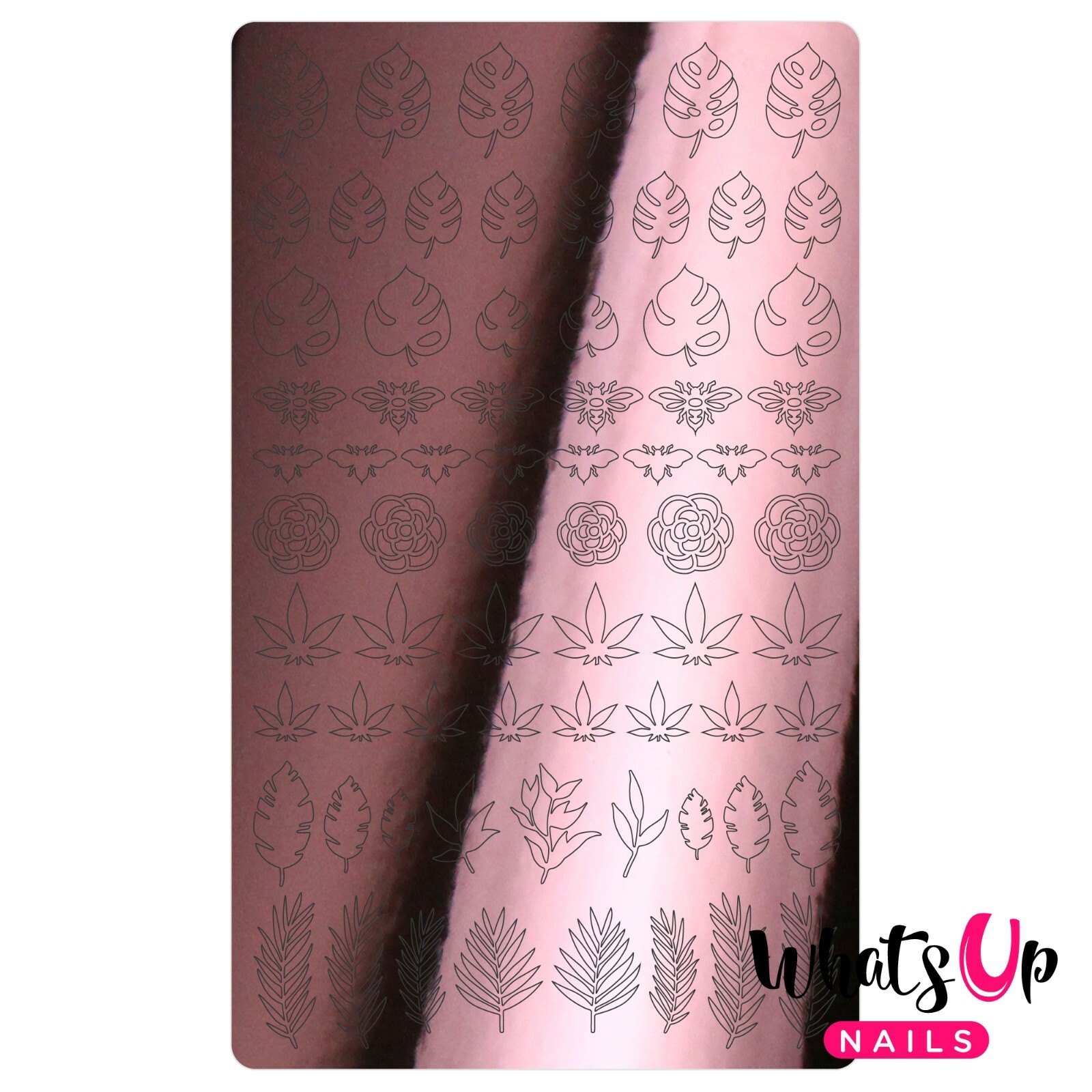 Whats Up Nails Botanical Garden Stickers (Rose Gold) Daily Charme Collaboration