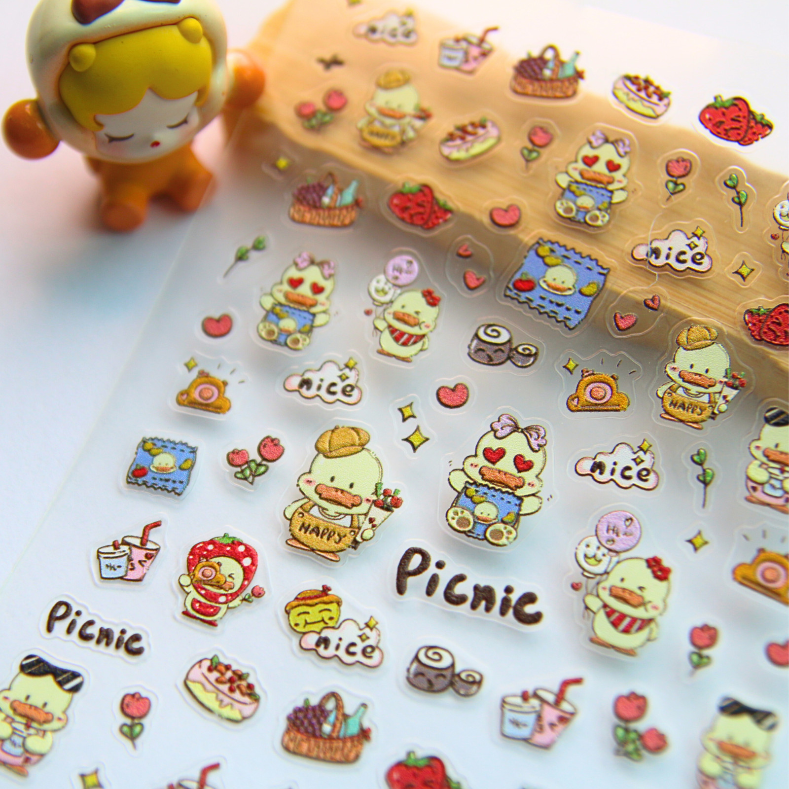 Kids Fun Designs Nail Art Stickers Ages 3+ Kid-Friendly Self-Adhesive Decals
