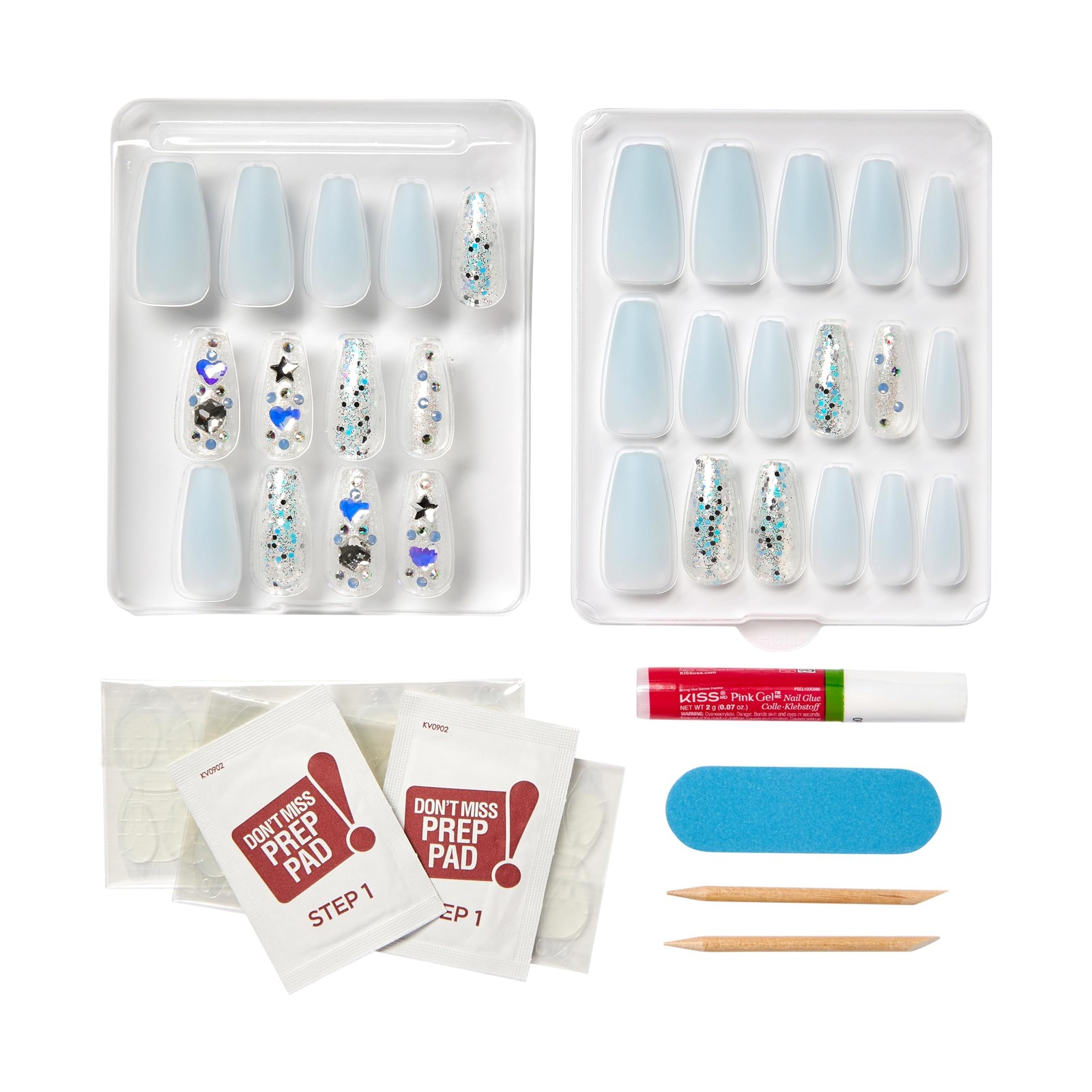 Majestic Nails High-End Sculpted Manicure – Your Grace, Rewearable, Salon Qua…