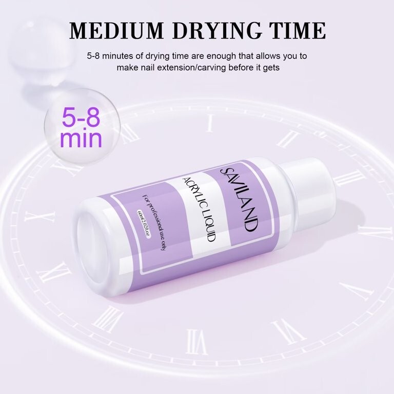 Líquido acrilico Profesional Acrylic Liquid Monomero para de uñas 60 ml
