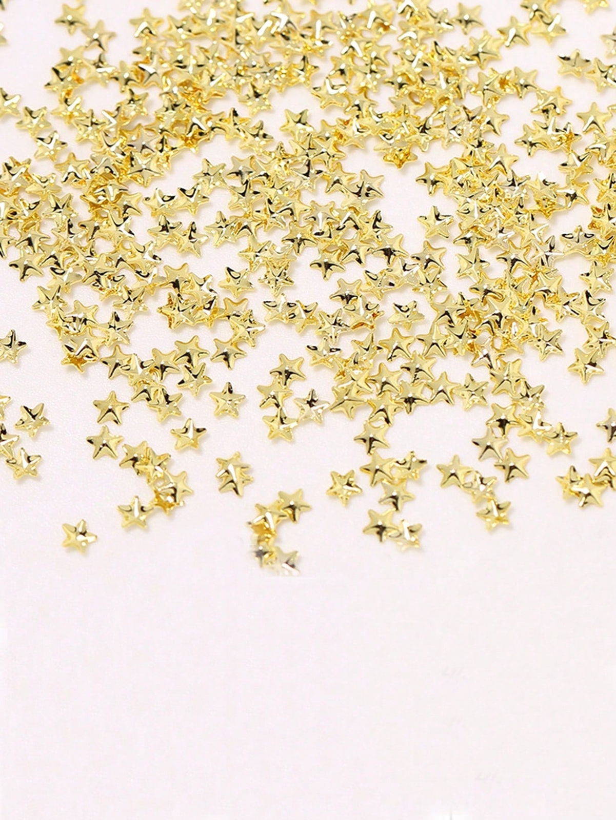 12 Grids Moon Star Nails Gold Metallic Nail Sequins Charms 3D Nail Art Tips