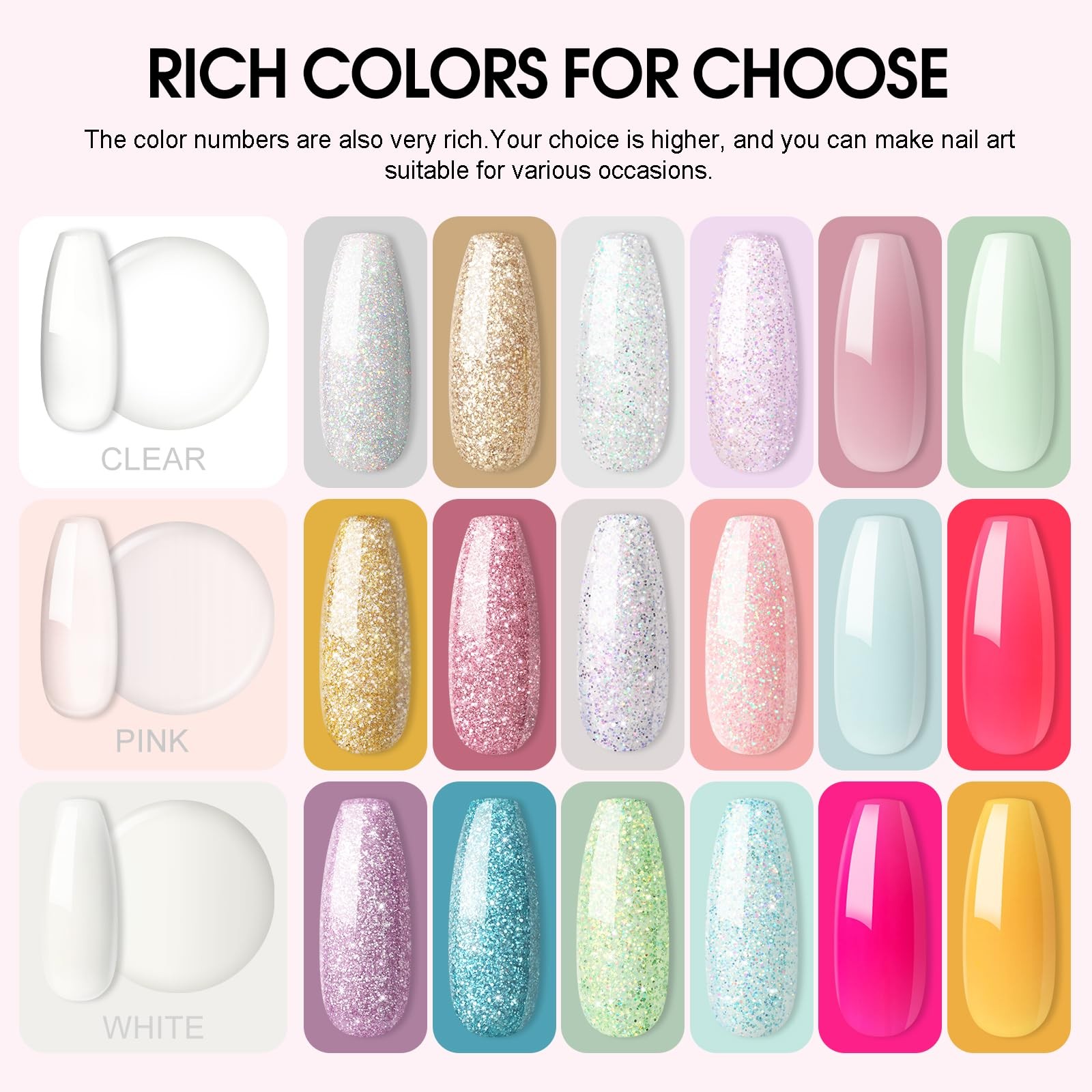 Acrylic Nail Kit for Beginners with Everything Nails Kit Acrylic Set Professi…