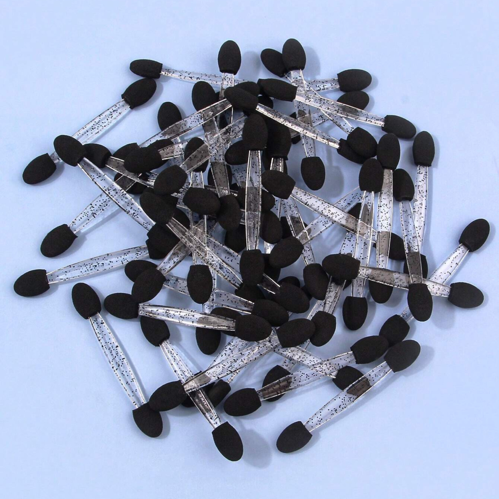 50pcs Sponge Brush Double-Ended for Gradient Nail Art with Handheld for Women