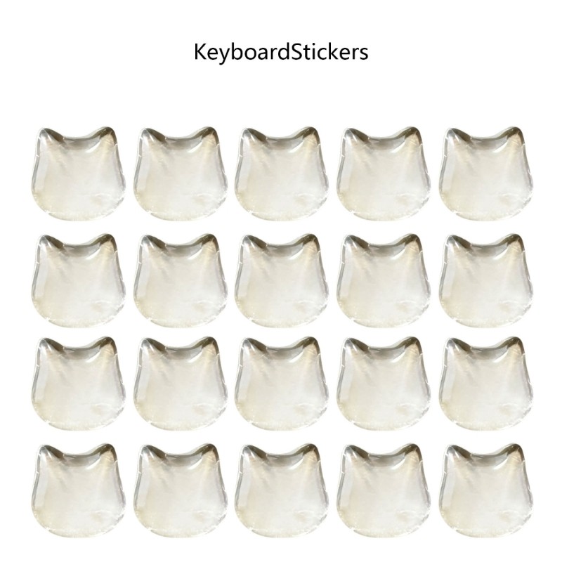 20pcs Fashionable Nail Friendly Keyboard Accessories Quick Attach On Fit for
