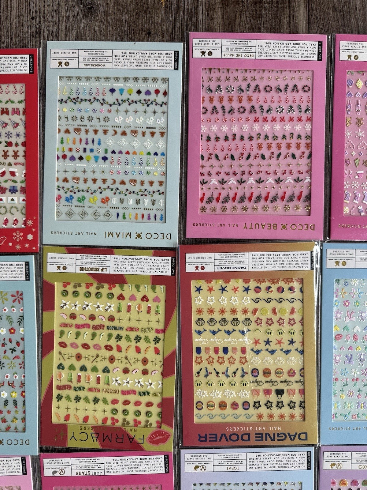 Deco Beauty Nail Art Sticker Lot 54 Sheets New Coquette Miffy Floral Rare SEALED