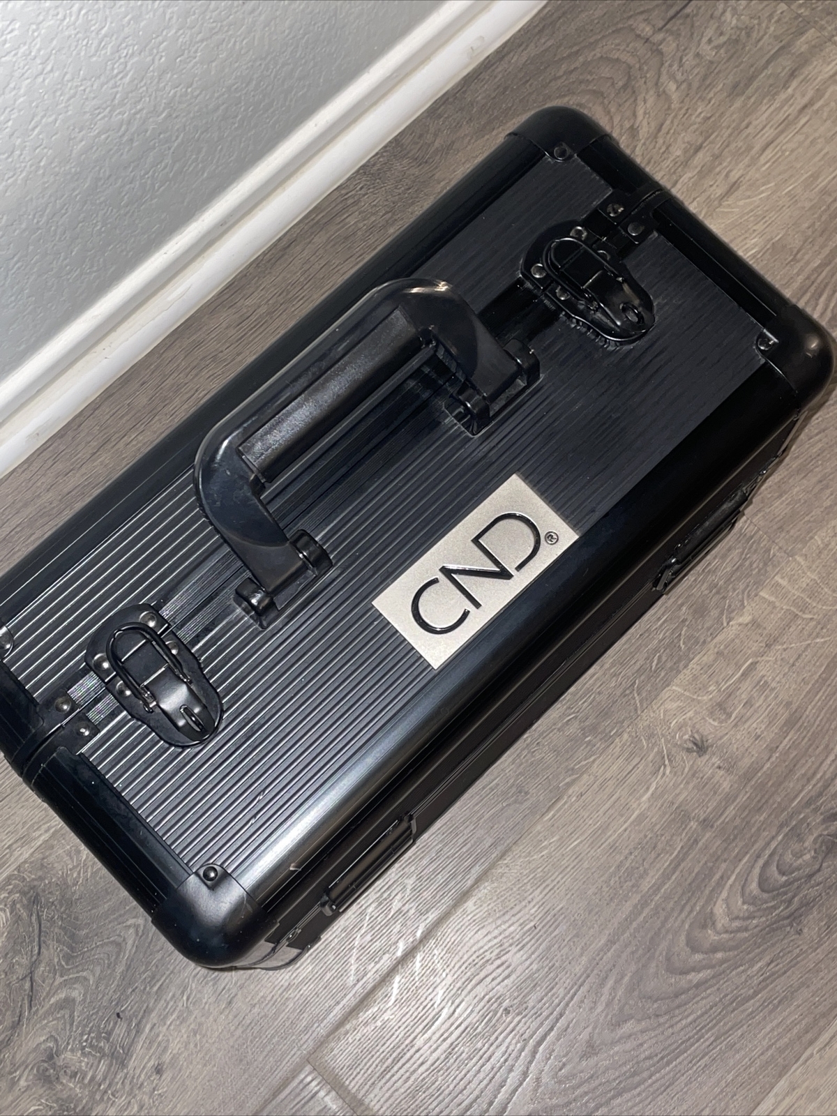 CND Nail Technician Black Hard Shell Nail Polish and Supply Case