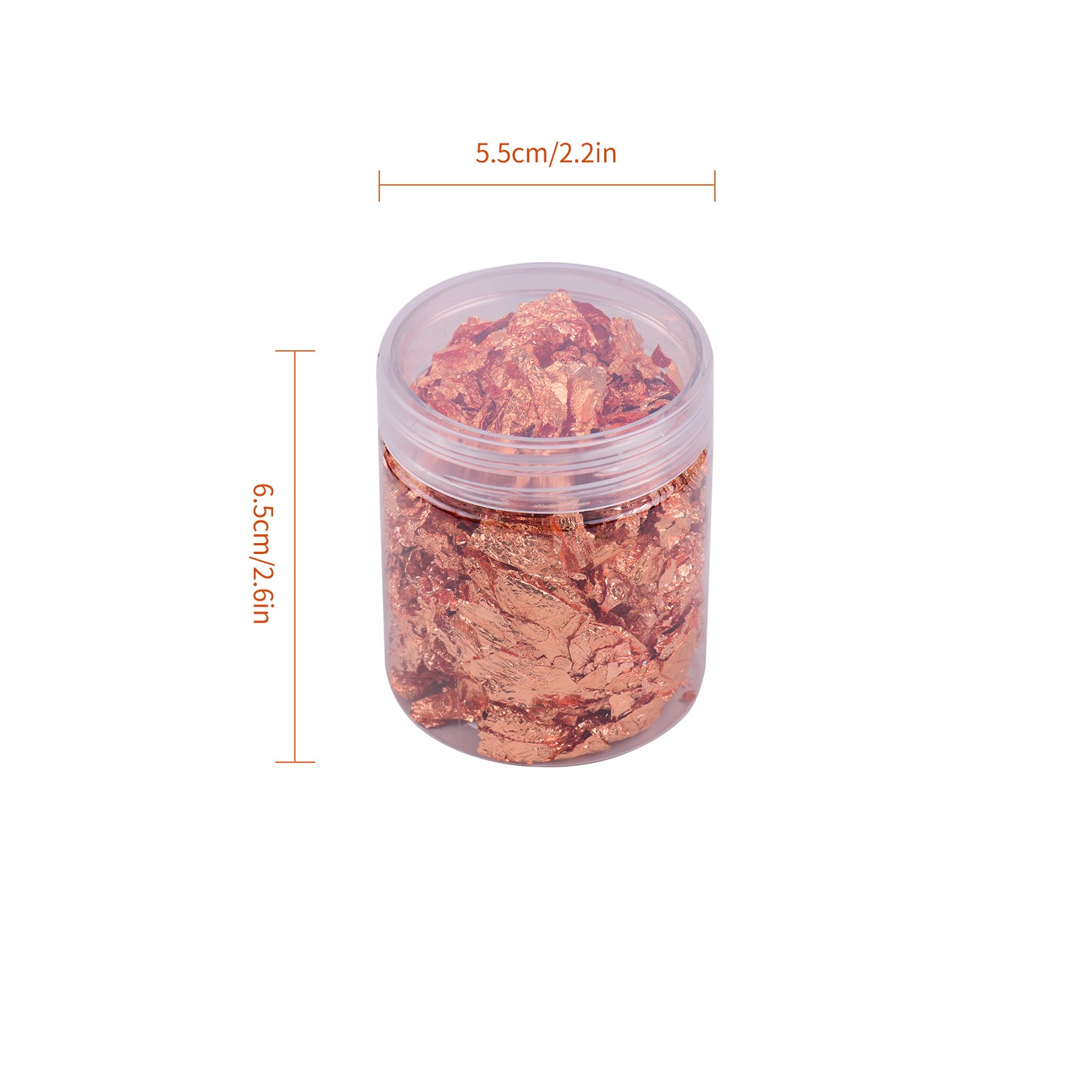 5g Per Color Imitation Gold Foil Flakes 3 Bottles Metallic Foil Flakes For CZDY