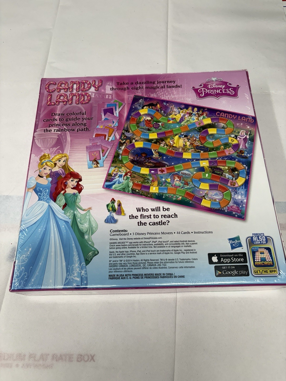 Hasbro Gaming Candy Land Disney Princess Edition New