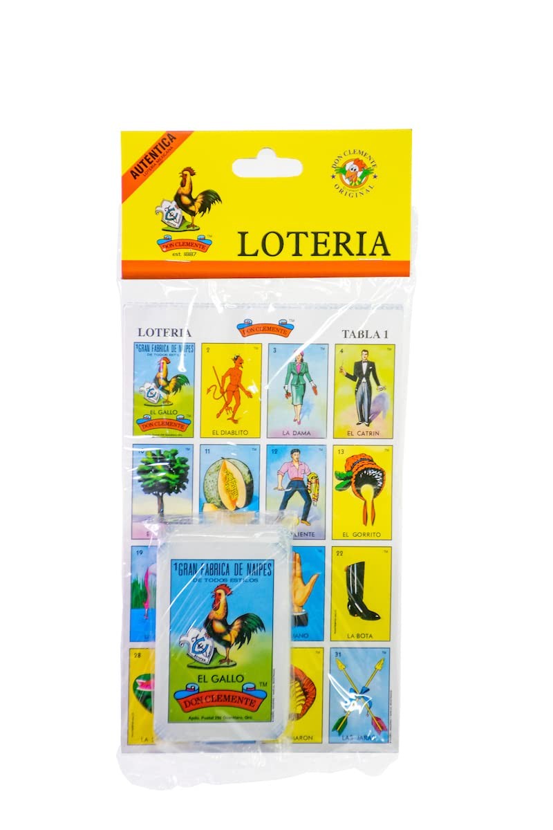 Loteria 8.5″ x 5.25″ (Game Boards), 2.5″ x 3.75″ (Cards), Multicolor