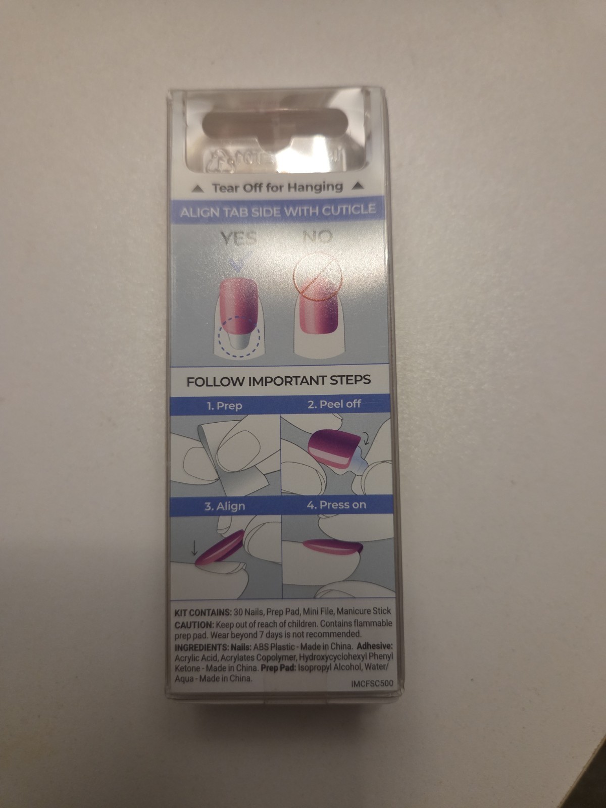 color fx impress nails short