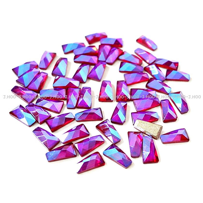 J.HOO Crystal 7770 Wing Flat Back Rhinestones 12x7mm Nail Art (6pcs)
