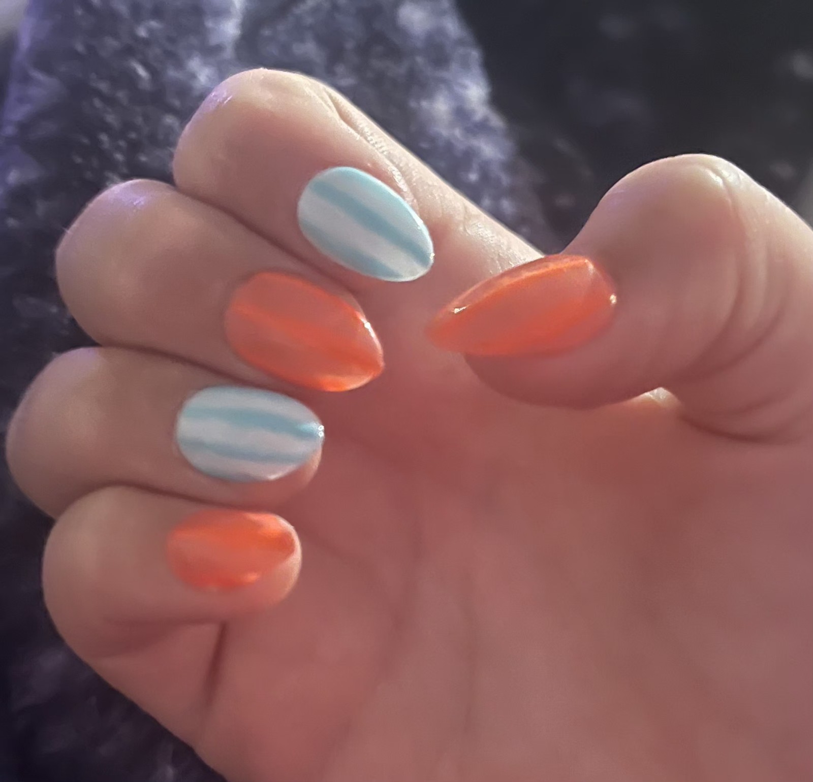 Original Design Press-On Nails Full Cover Pre-Designed. Made To Order