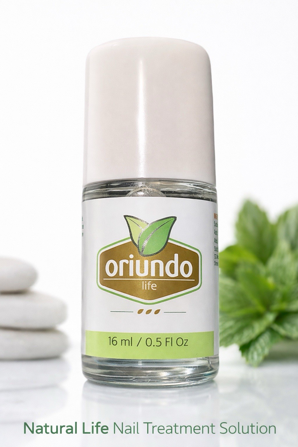 Oriundo Life Nail Treatment 16ml Anti Fungus Repair Solution Natural Clear