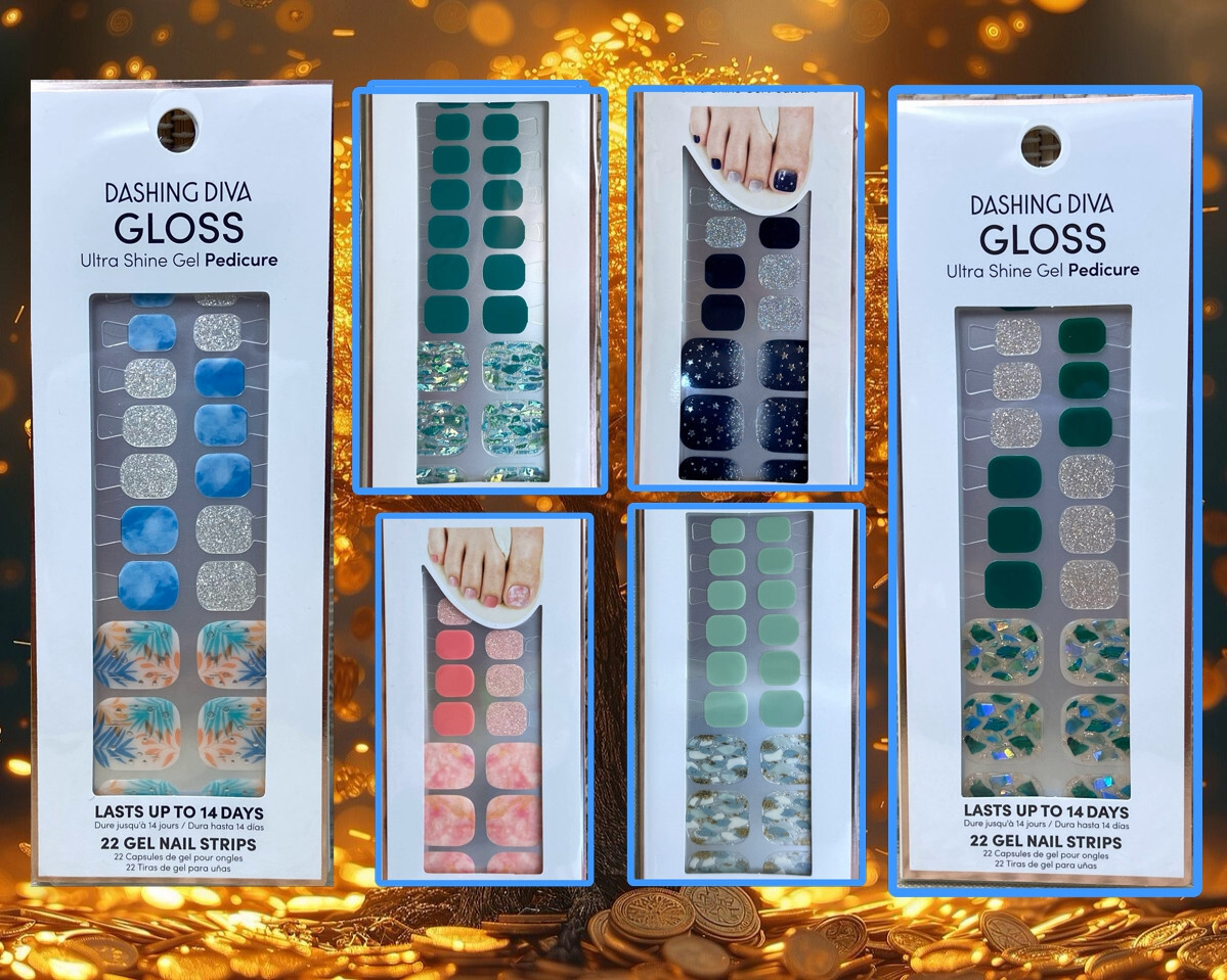 Dashing Diva Gloss Ultra Shine Gel Palette Nail Strips