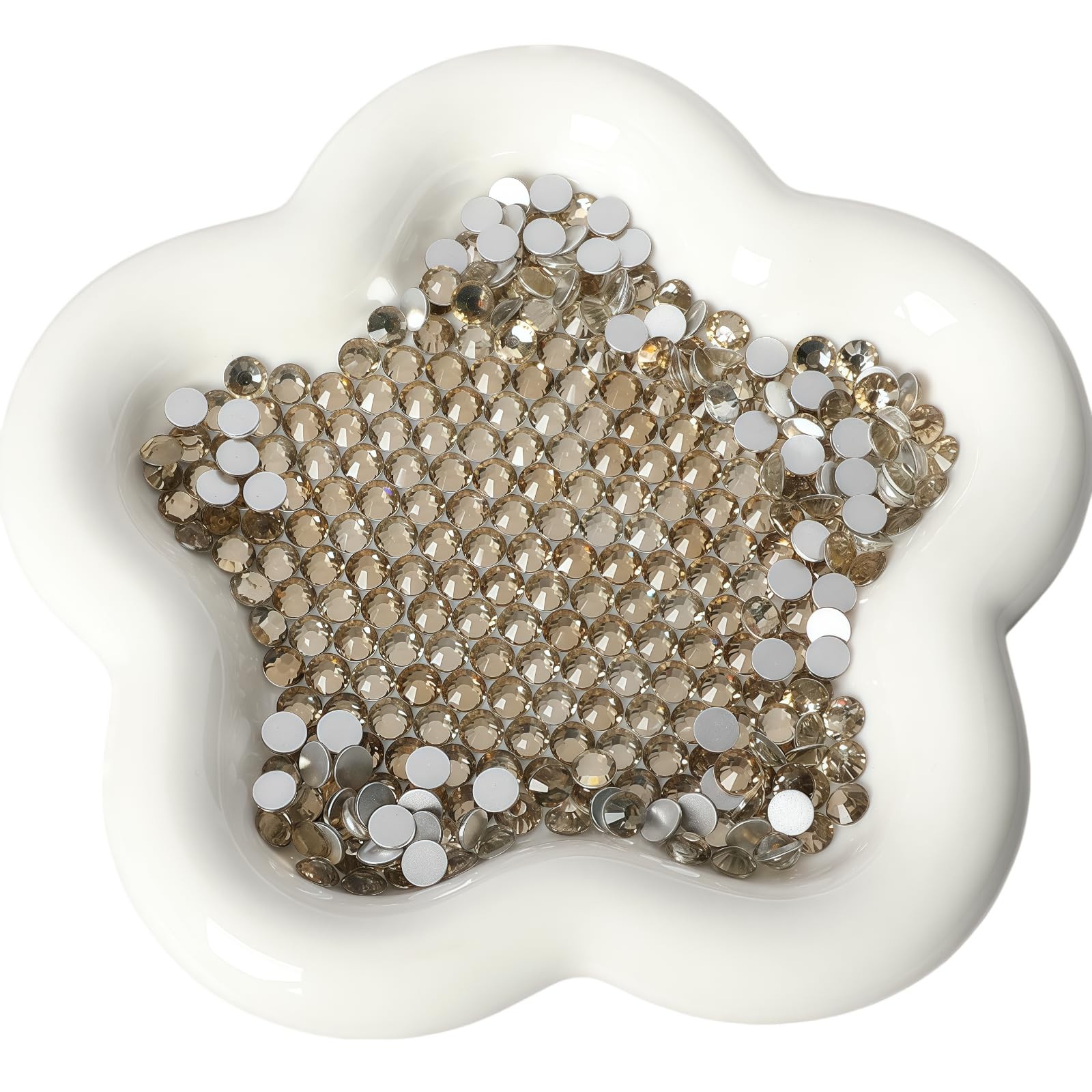 Diamonland Flatback Glass Crystal Rhinestones Rounds Gems for Bedazzling Nail…