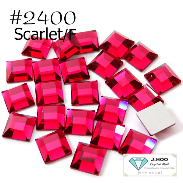 Swarovski 2400 Square Flat Back 6mm(10pcs)