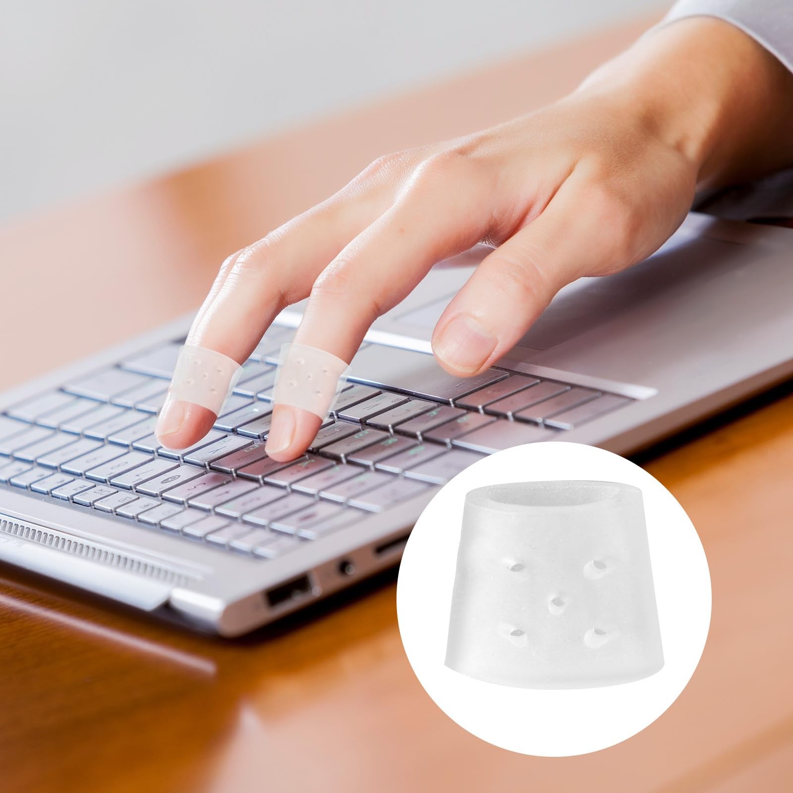16pcs Finger Protection Sleeves, Premium Gelatin Finger Tips Wound Cover Prot…