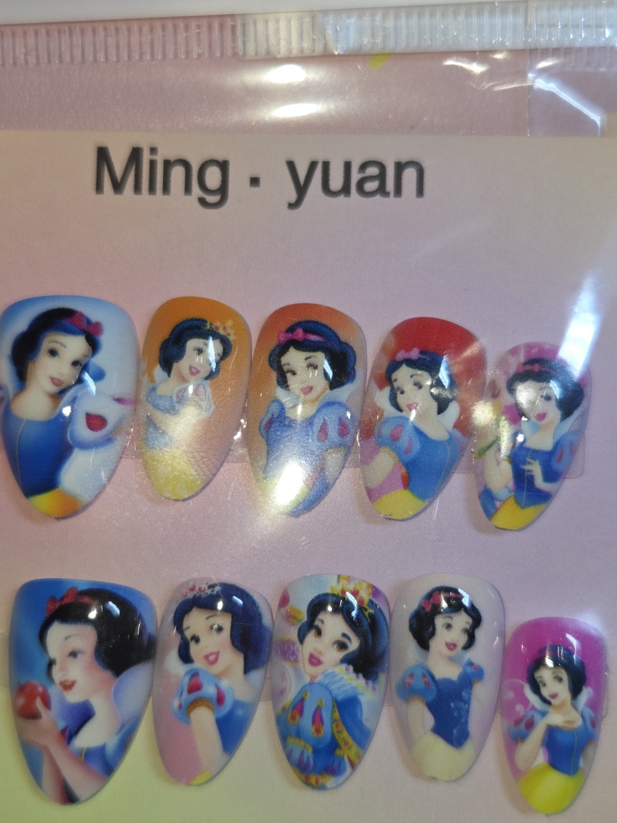 Press On Nails Handmade Large Short Almonds Bundle Of 3 Cartoon Characters