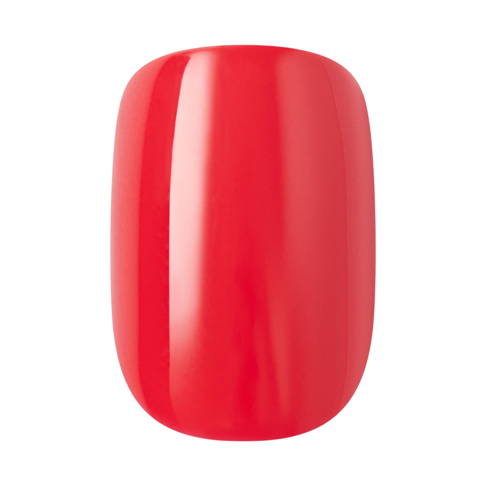 Broadway by Color Press on Nails, ‘Truthful’, Red, Short Squoval, 28 Count