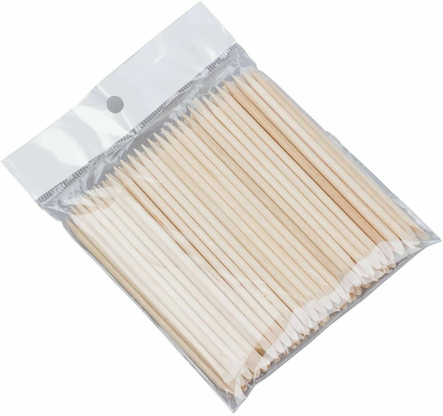Nail Art Wooden Cuticle Pusher Sticks 100PCS A SET Manicure Pedicure Eco Tools