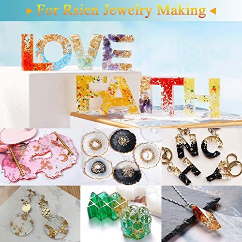 Gold Foil Flakes with Tweezers and Brush, 3 Colors Imitation Gold 3color-9g