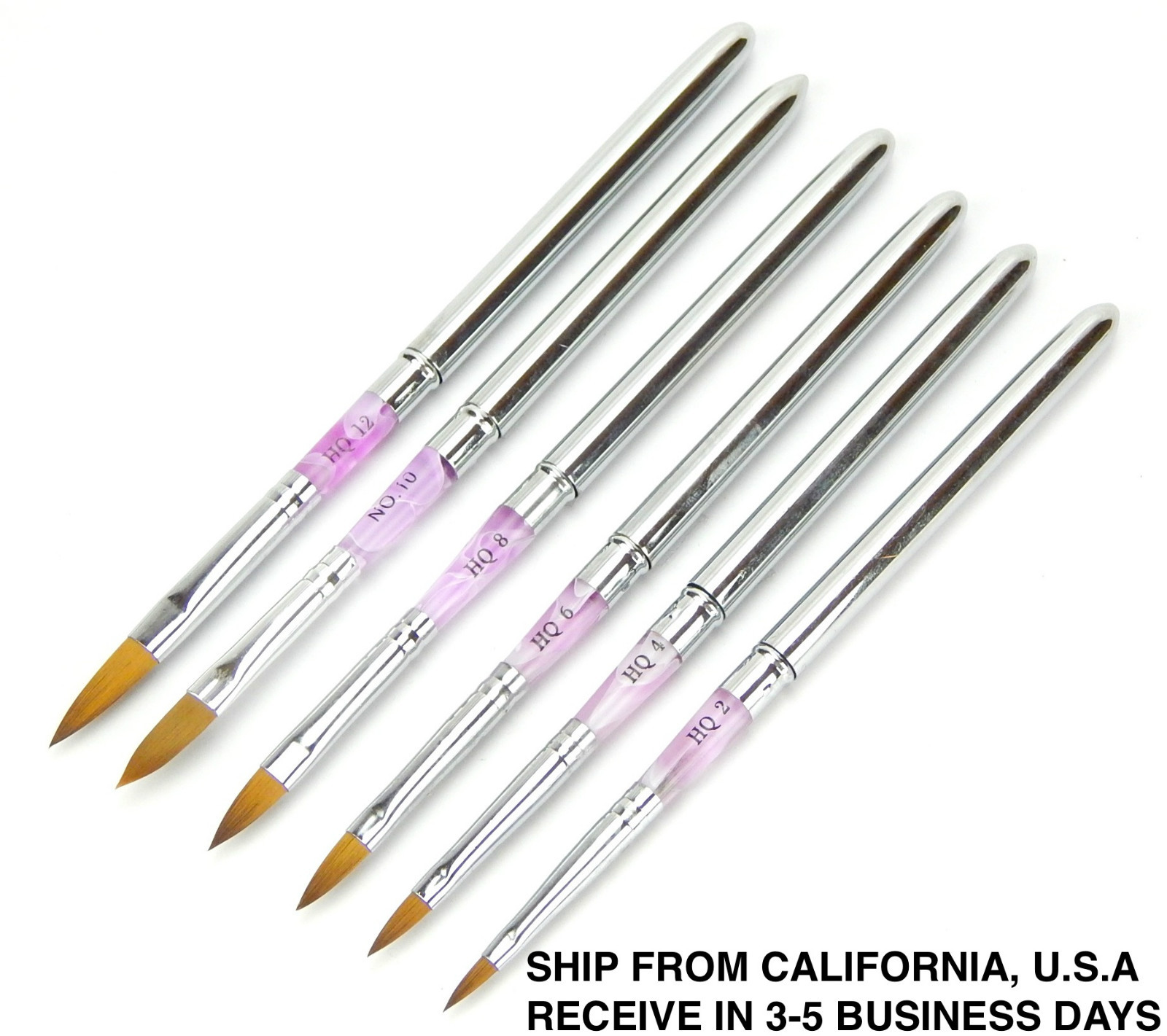 ACRYLIC NAIL ART DESIGN BRUSH PEN PAINTING NAIL TIPS