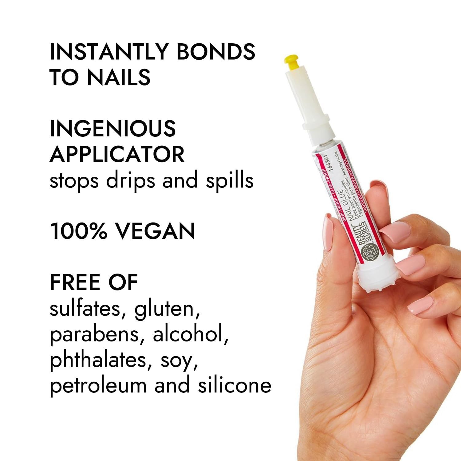 Nail Glue 6 Pack – Drip & Clog Proof Adhesive for Strong, Long-Lasting Nails