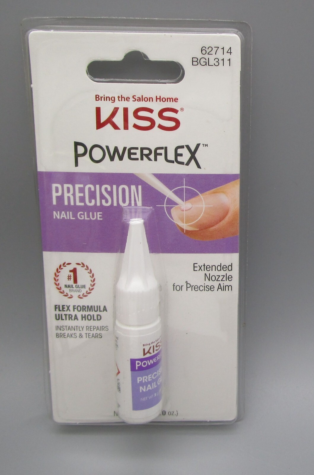 KISS ~ Precision Powerflex Extended Nozzle Ultra Hold Nail Glue