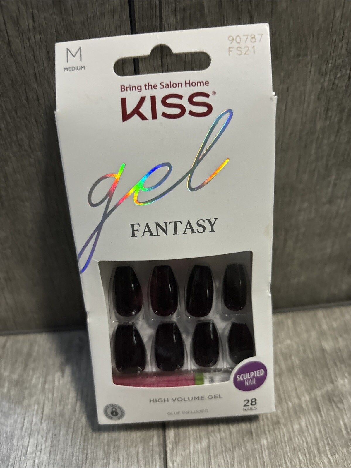 Kiss Gel Fantasy High Volume Gel Sculpted Nails Medium 90787 FS21