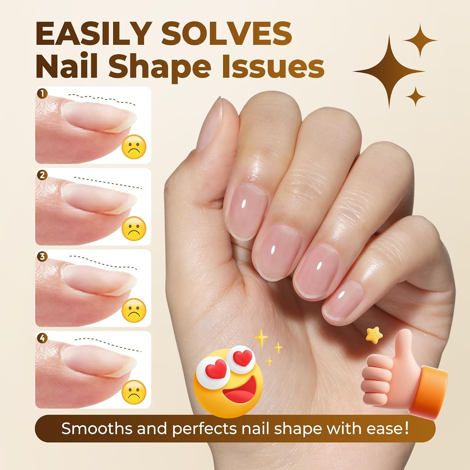 Precision Brush-On Gel Nail Glue – Super Hold for Tips & Rhinestones, 10ml