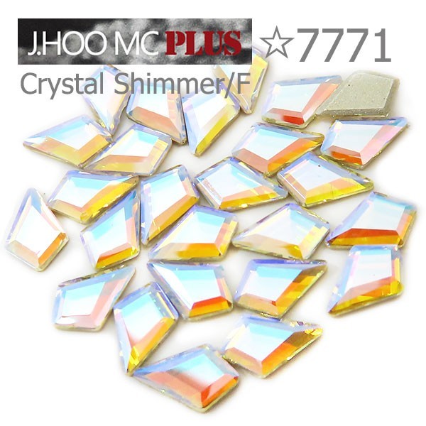 J.HOO Crystal 7771 Kite Flat Back Rhinestones 6.4×4.2mm Nail Art (10pcs)