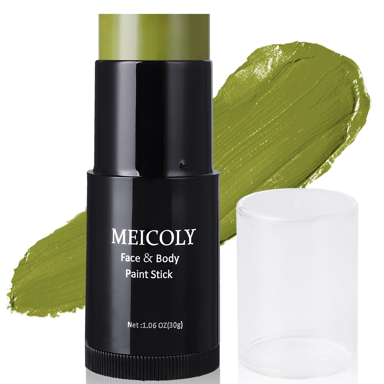 MEICOLY Light Green Face Body Paint Stick(1.06 Oz),St Patricks Day Accessorie…