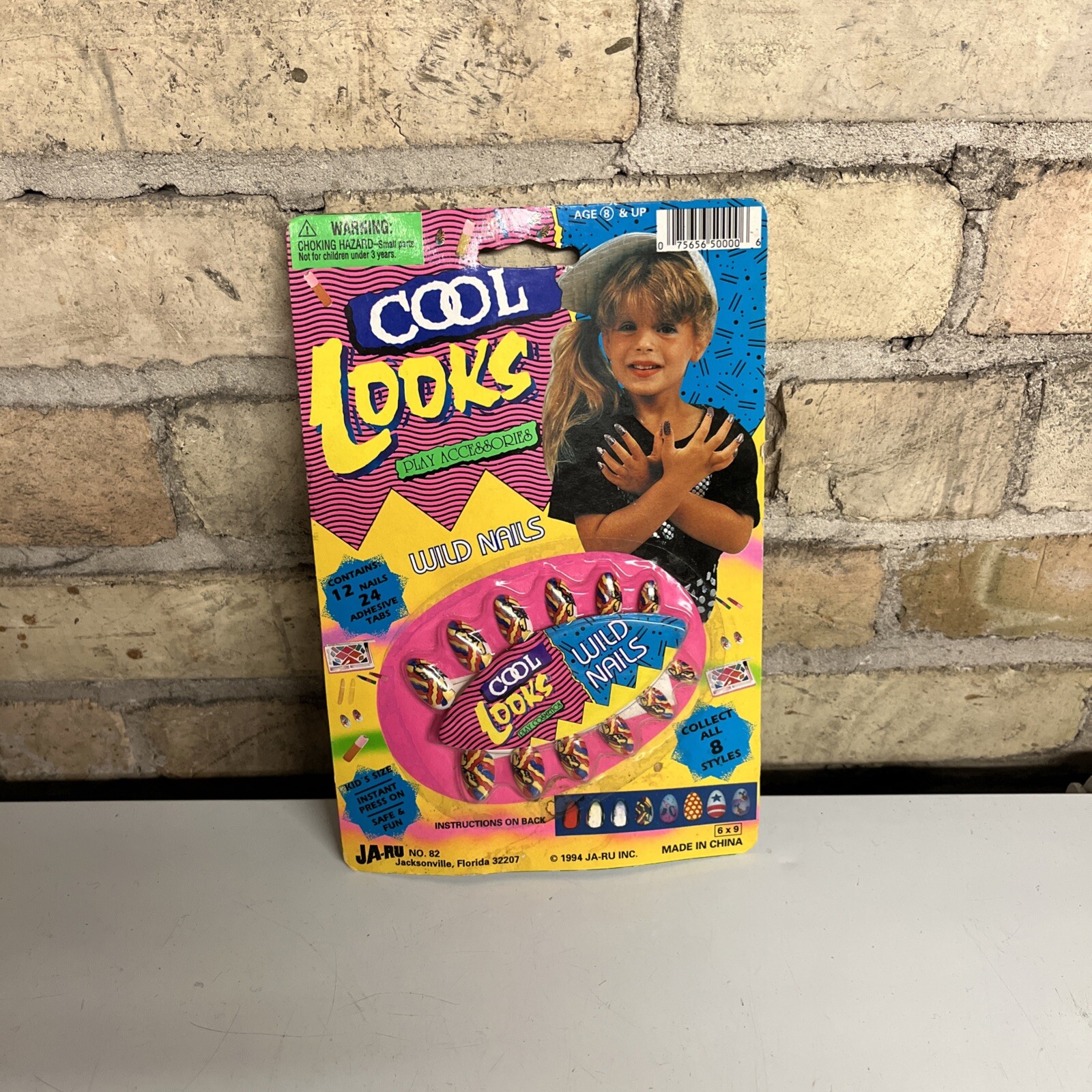 Vtg Ja-Ru Cool Looks WILD NAILS Set Kid’s Play Accessories 1994 NIP/NOS* VHTF
