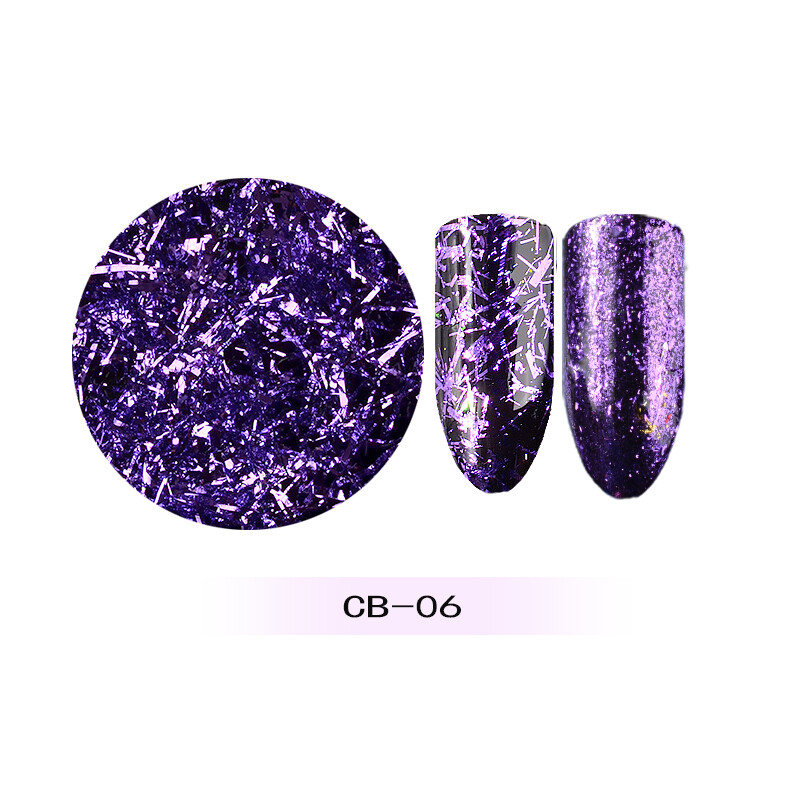 6Pcs/Set Filament Platinum Foil Wire for Nail Art Tips 3D Decoration 6 Colors