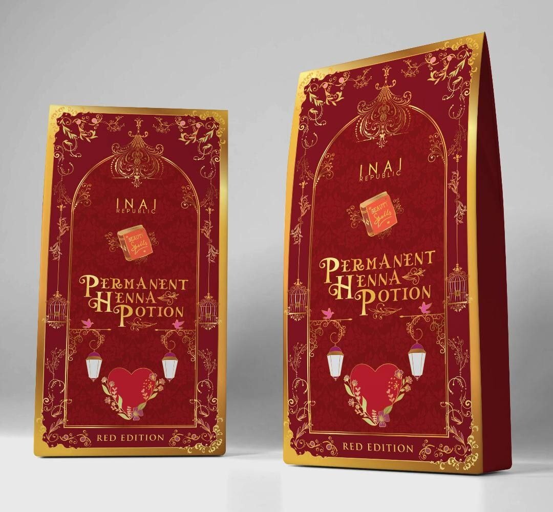 RED PERMANENT HENNA POTION | LONG LASTING COLOR | TREATMENT HENNA | 100% HALAL