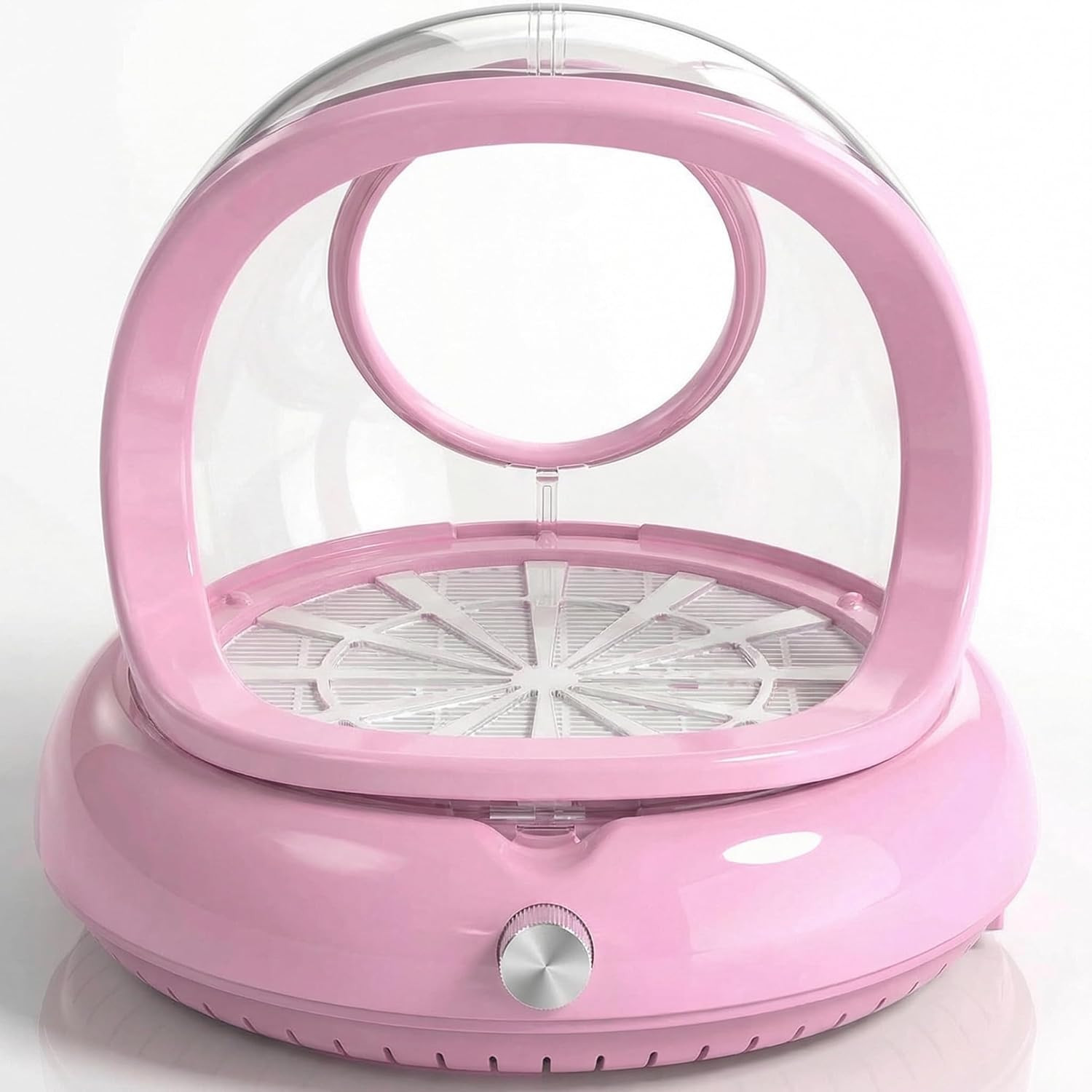 Nail Dust Collector with Transparent Airflow Shield, 5000RPM High-Suction Fan