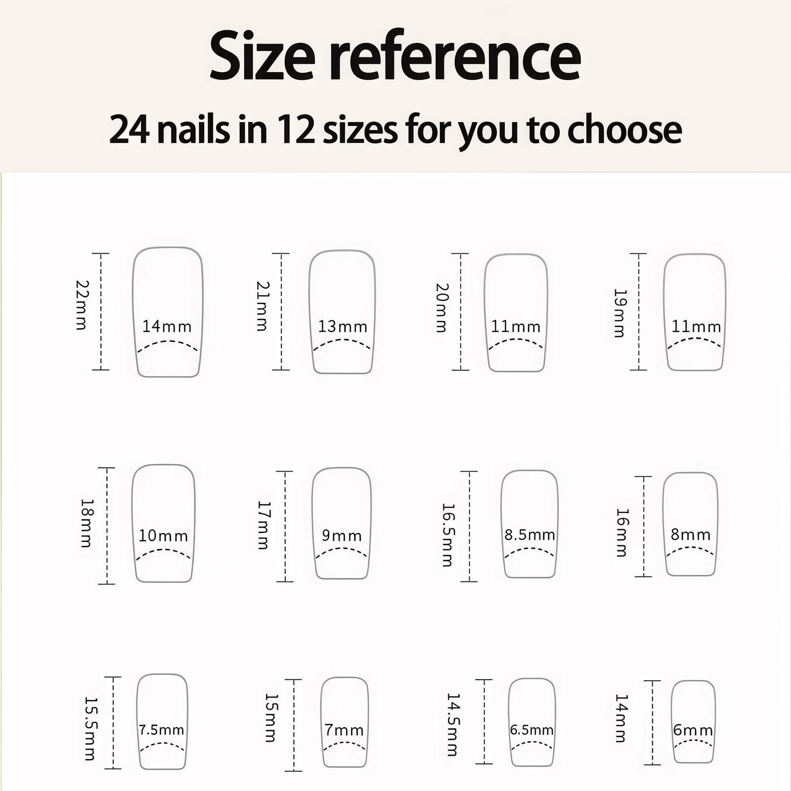 24 pcs Pink French Tip Gradient Press on Nails Medium Medium, Multicolor