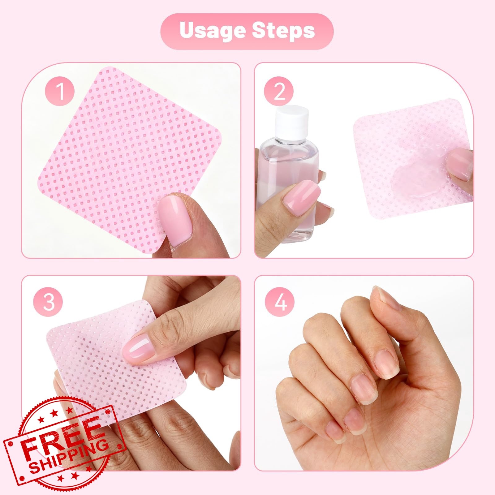 LNDIEHS 720pcs Lint Free Nail Wipes