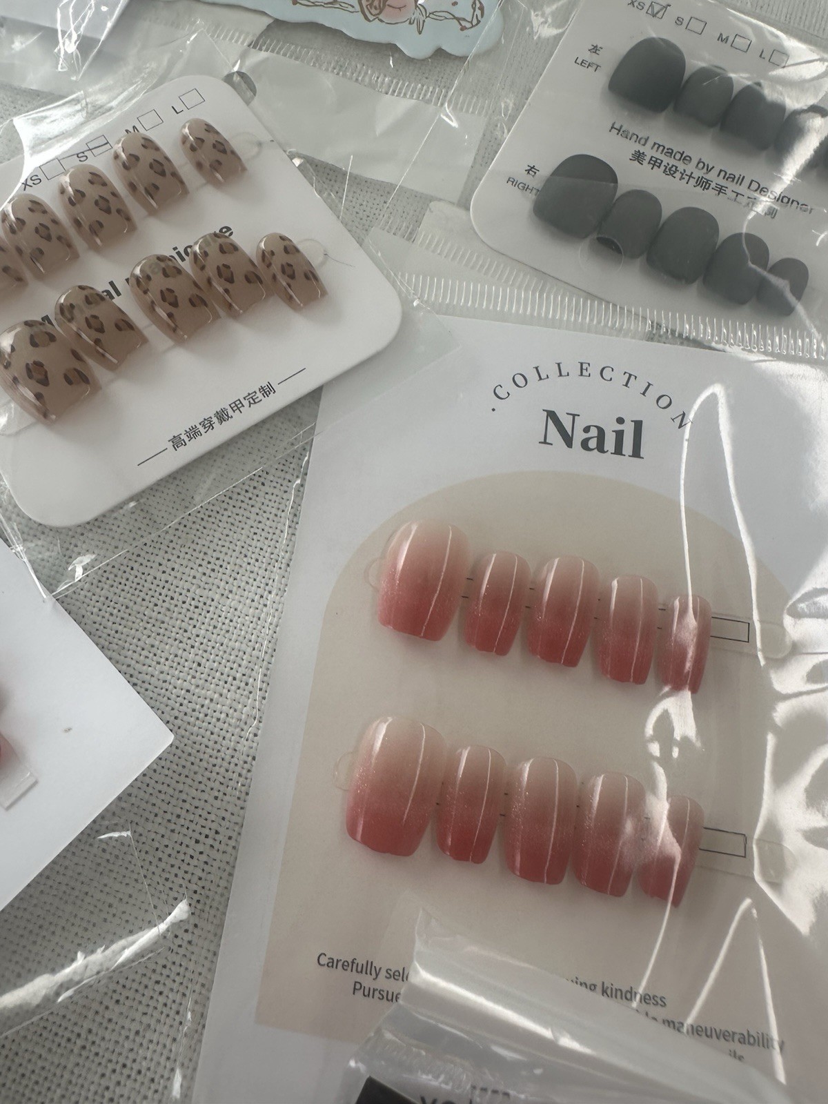 10 pairs 100 pieces size Small xs press-on nails