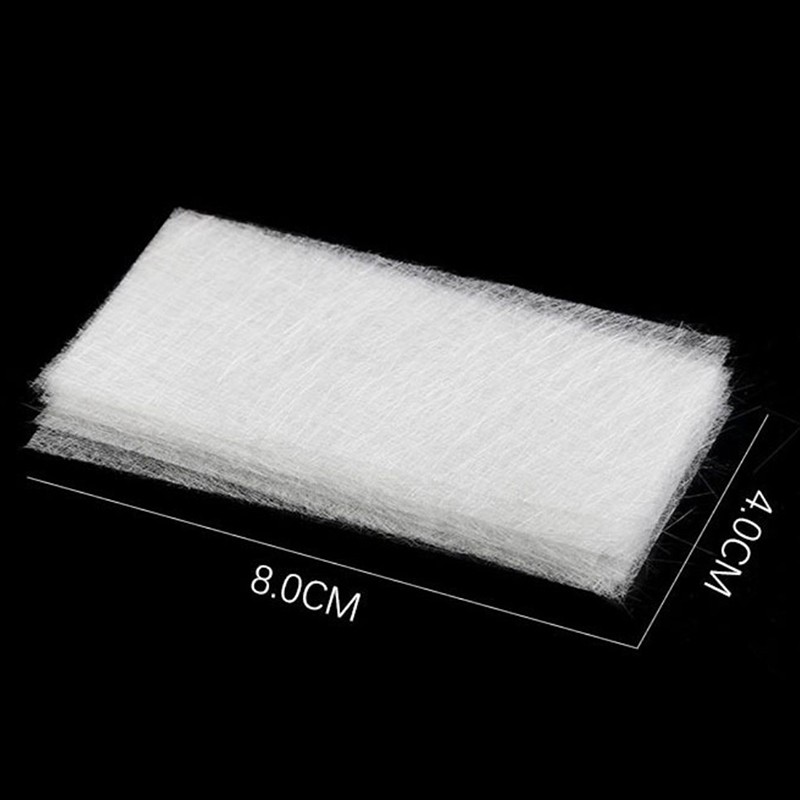 10/20Pcs Silk Fiberglass For Nail Extension Form Non-Woven Silks UV Gel Fiber