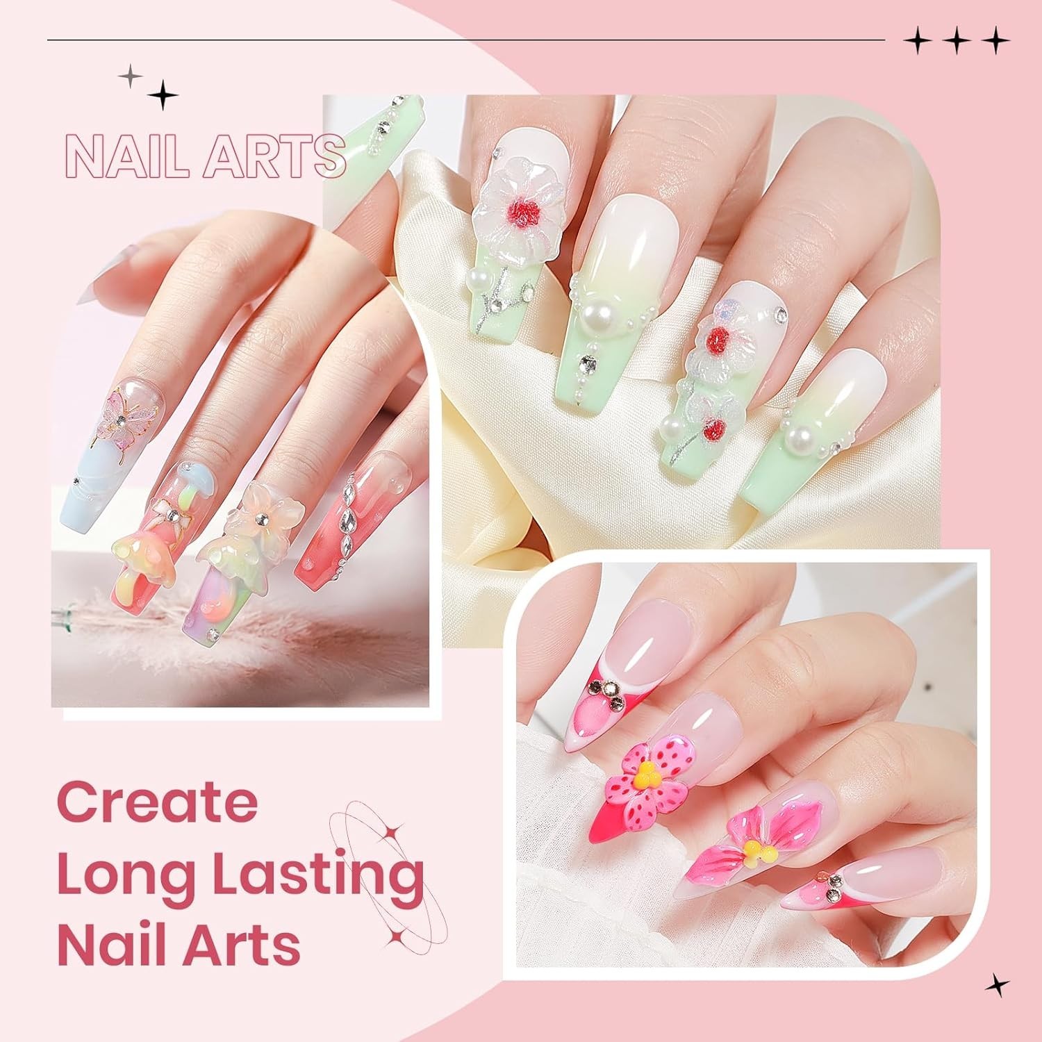 Multi-Purpose 3D Solid Builder Nail Gel – Create Stunning Art at Home with Ease