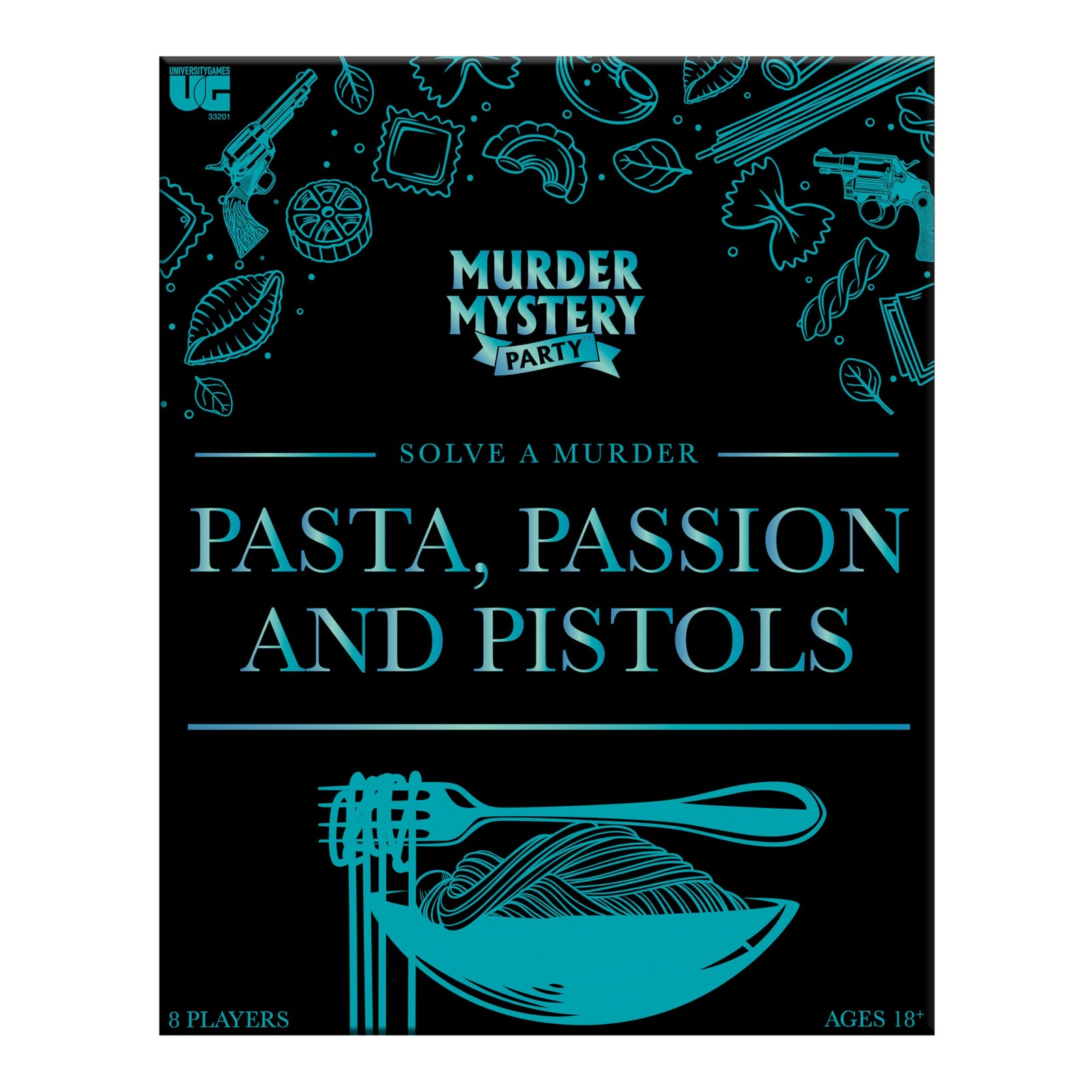 Murder Mystery Party, Pasta, Passion & Pistols – Host Your Own 1 Pack, Multi